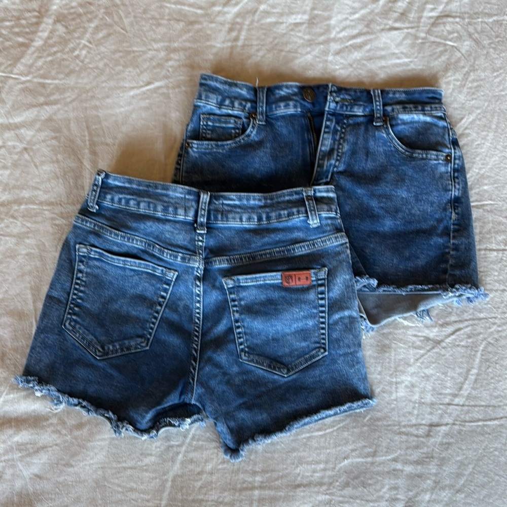 Bundle Born Primitive barbella Flex Stretchy Jean shorts